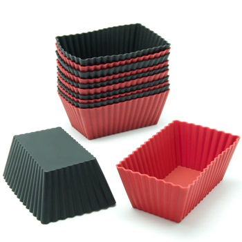 Bộ 12 cup silicone chữ nhật