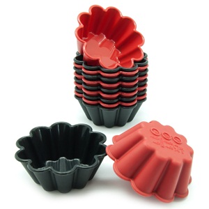 Bộ 12 cup silicone hình hoa