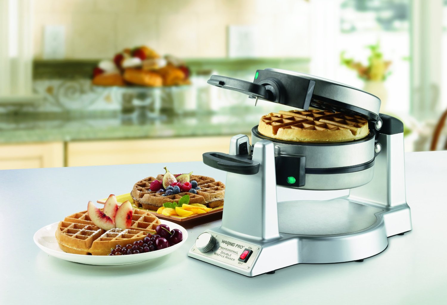 Máy làm bánh waffle tròn WMK600