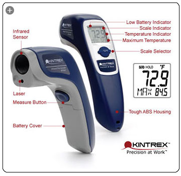 Dụng cụ đo nhiệt thức ăn bằng laser